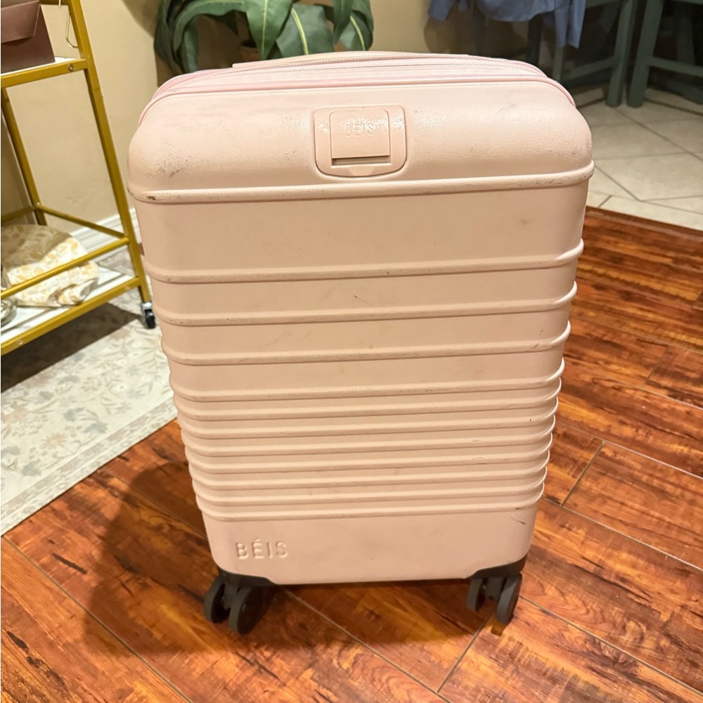 Beis Carry On Suitcase Pink